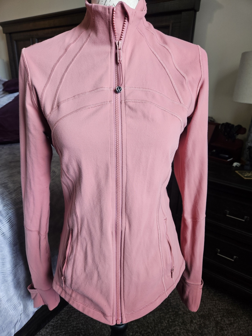 lululemon athletica Pink Full-Zip Athletic Jacket